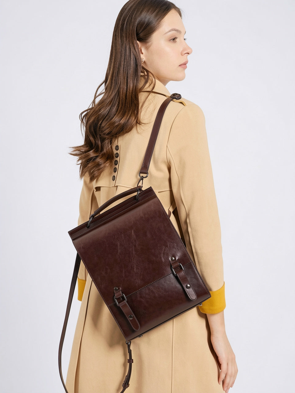 Aliénor — Sac à dos élégant en cuir femme - 4