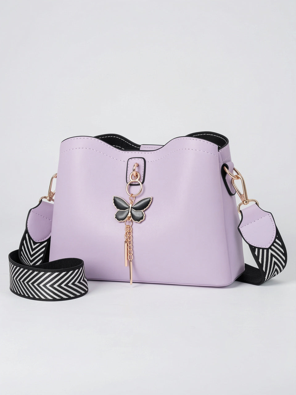 Amandine — Sac femme à main tendance - Lavande