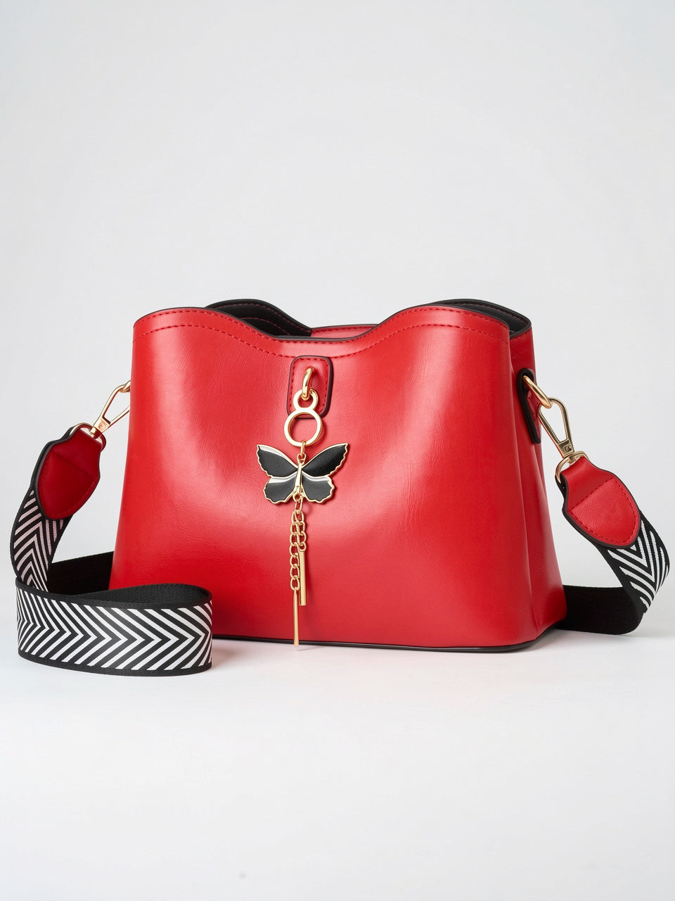 Amandine — Sac femme à main tendance - Rouge