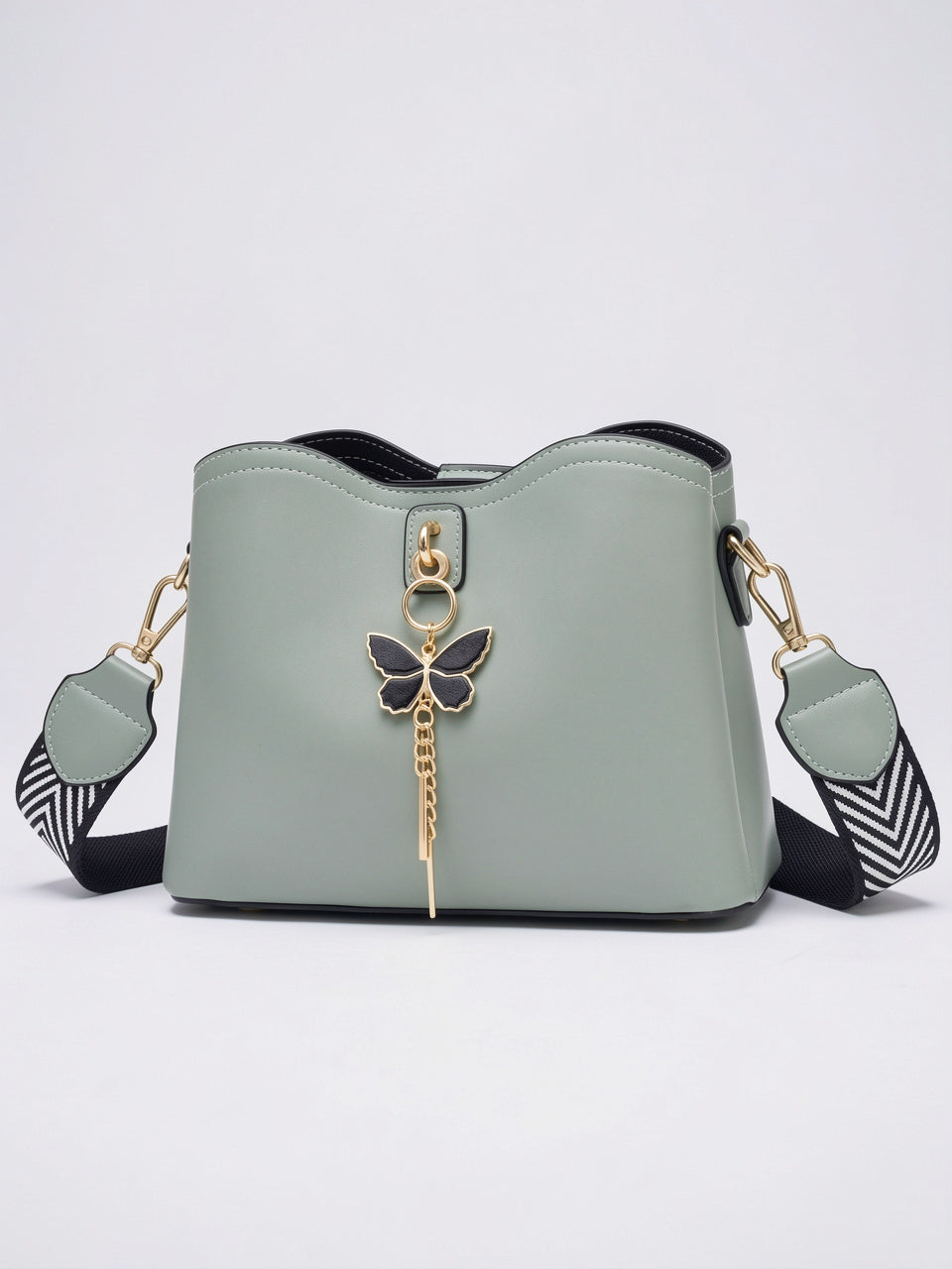 Amandine — Sac femme à main tendance - Vert