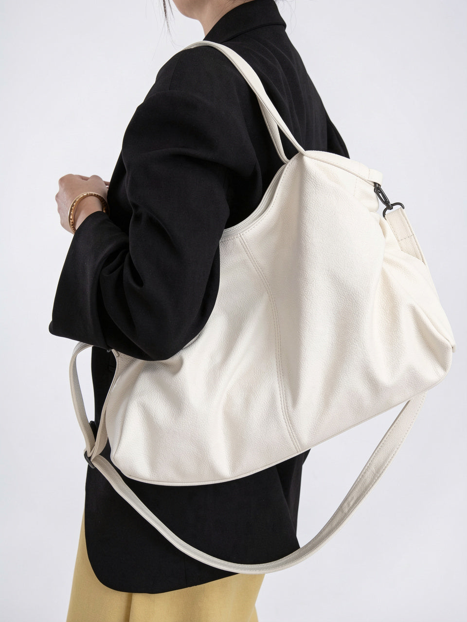 Apolline — Grand sac à main souple de cours avec bandoulière - 18