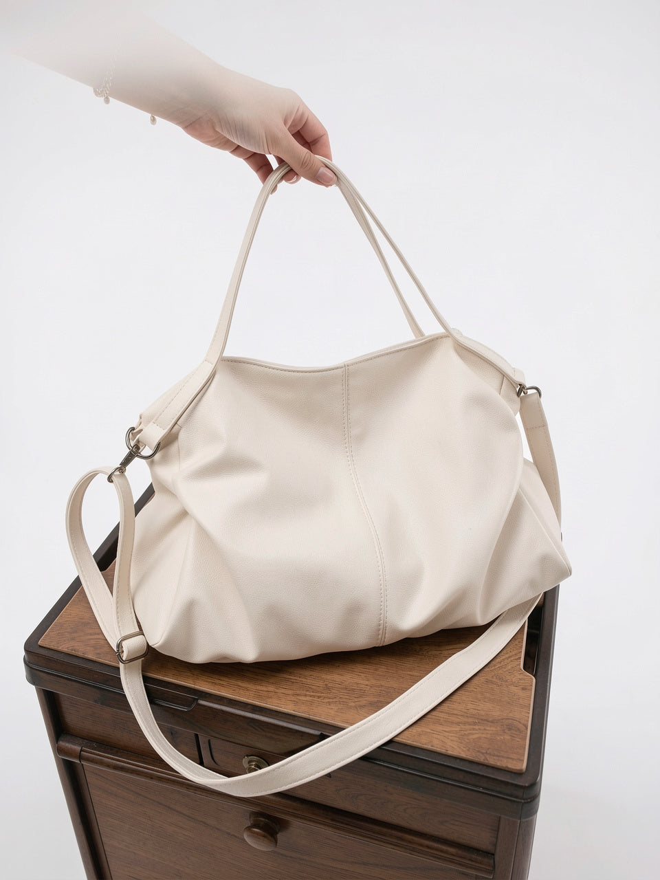 Apolline — Grand sac à main souple de cours avec bandoulière - 21