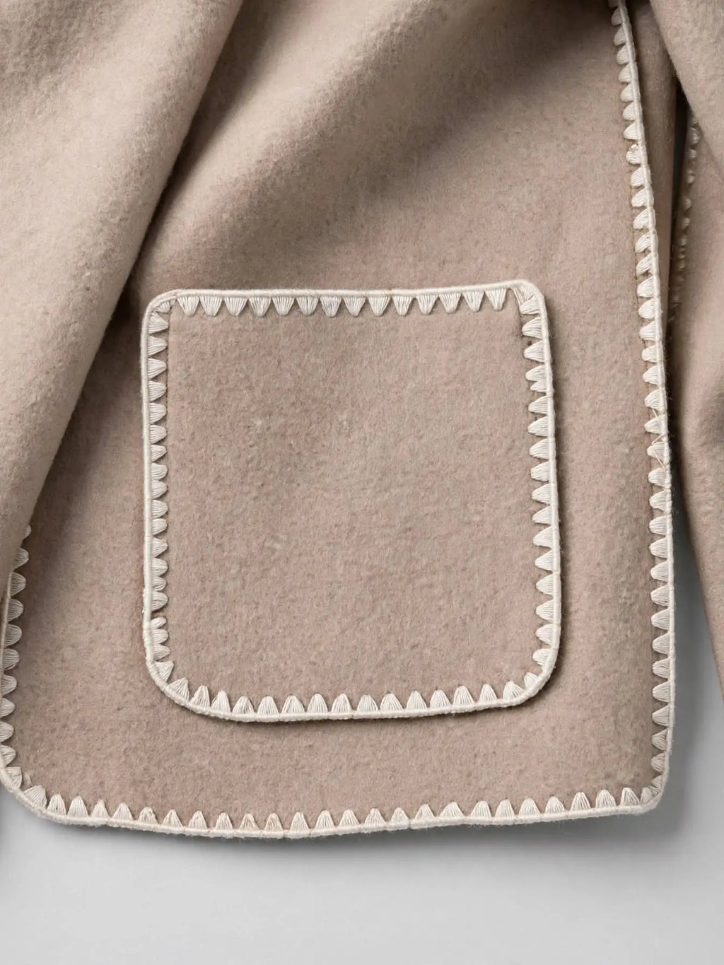 Manteau Laine Tweed Femme Ample Coupe Col Rond