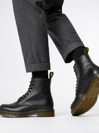 Bottes Combat Cuir Femmes Cheville Robustes Lacets - 3