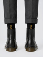 Bottes Combat Cuir Femmes Cheville Robustes Lacets - 4