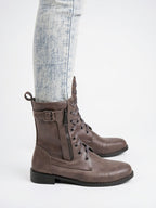 Bottes Cuir Lacets Fermeture Éclair Semelle Durable - 6