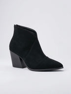 Bottines pour Femmes Style Chaussures Décontractées, Talon Bloc, Bout Pointu, Semelle Coussinée - 6