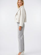 Caban Laine Court Oversize Boutonnage Croisé - 3