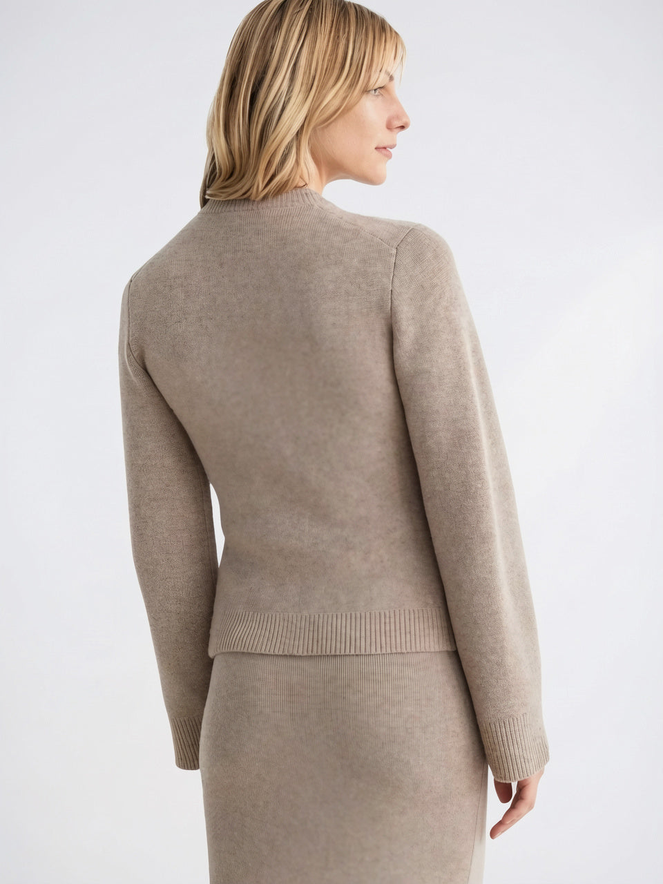Cardigan boutons doux durable coupe moderne - 4