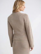 Cardigan boutons doux durable coupe moderne - 4