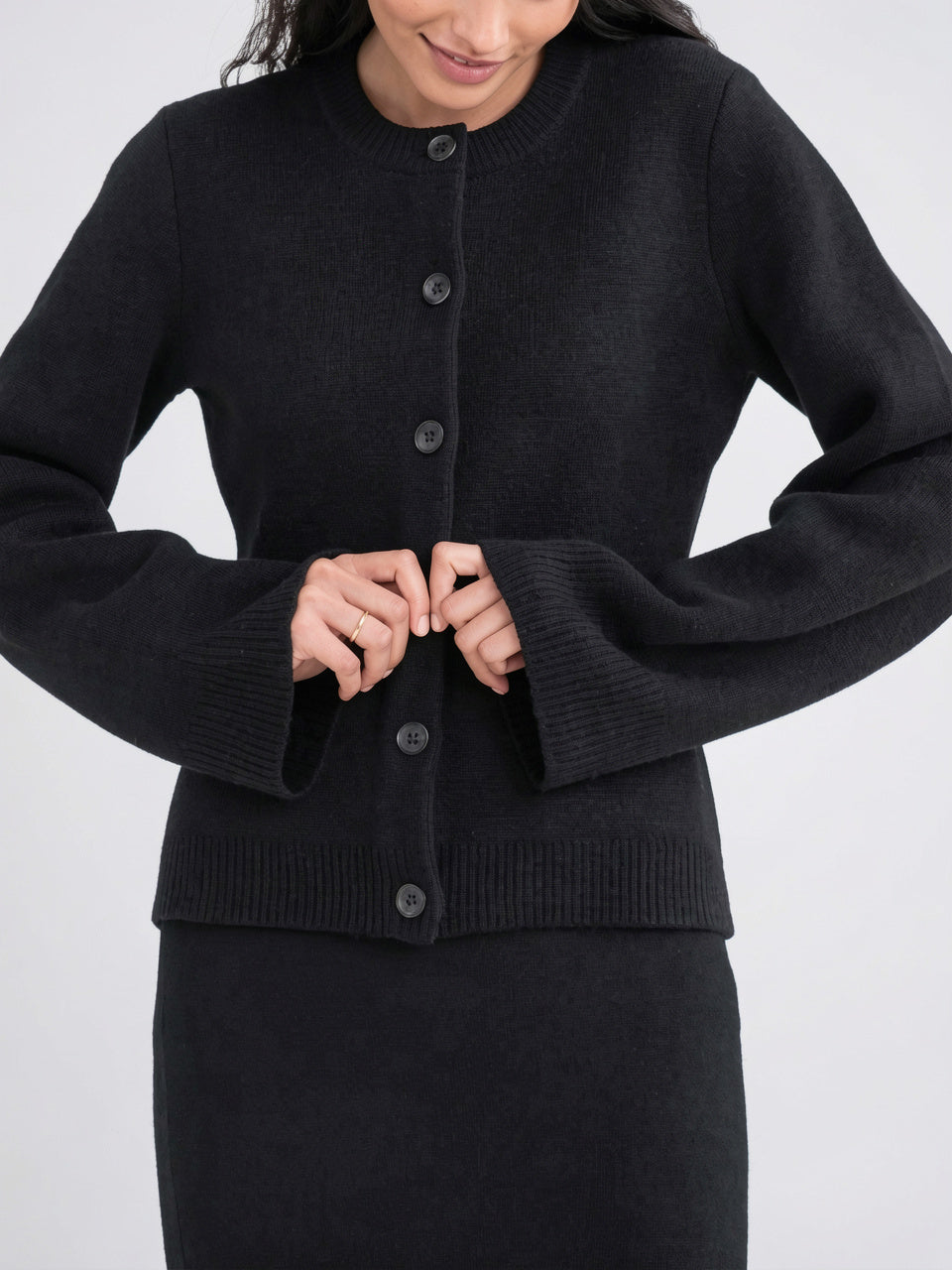Cardigan boutons doux durable coupe moderne - 6