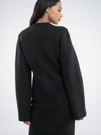 Cardigan boutons doux durable coupe moderne - 7