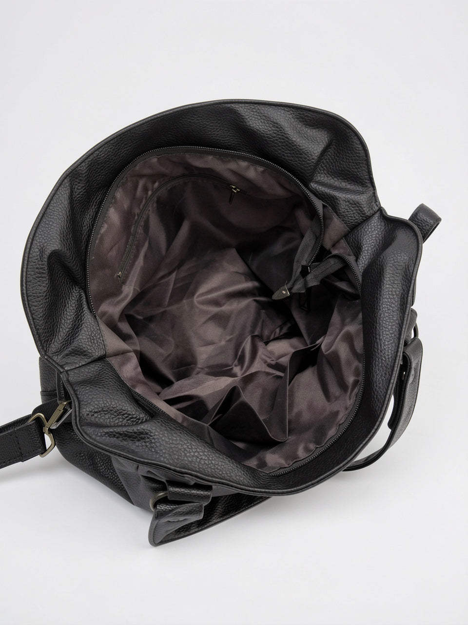 Cassandre — Grand sac à main souple de cours à bandoulière - 4