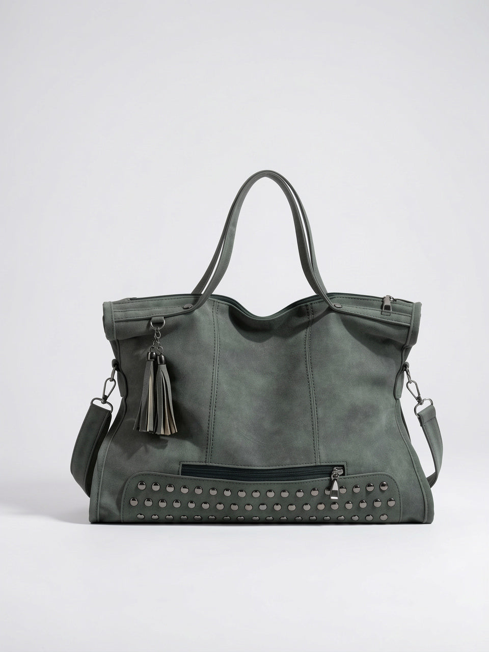 Célestine — Sac à main luxe en cuir de cours - 14