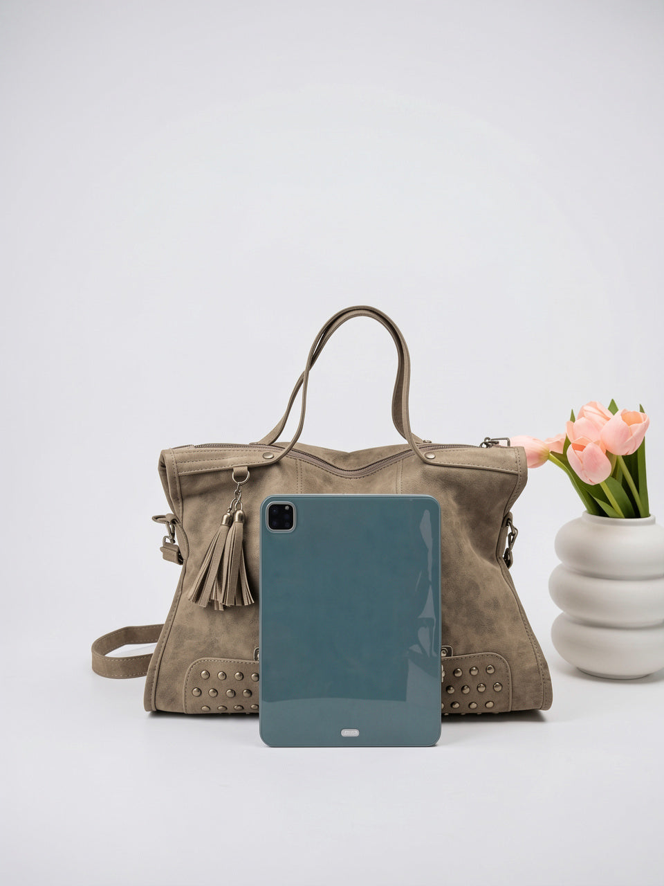 Célestine — Sac à main luxe en cuir de cours - 4