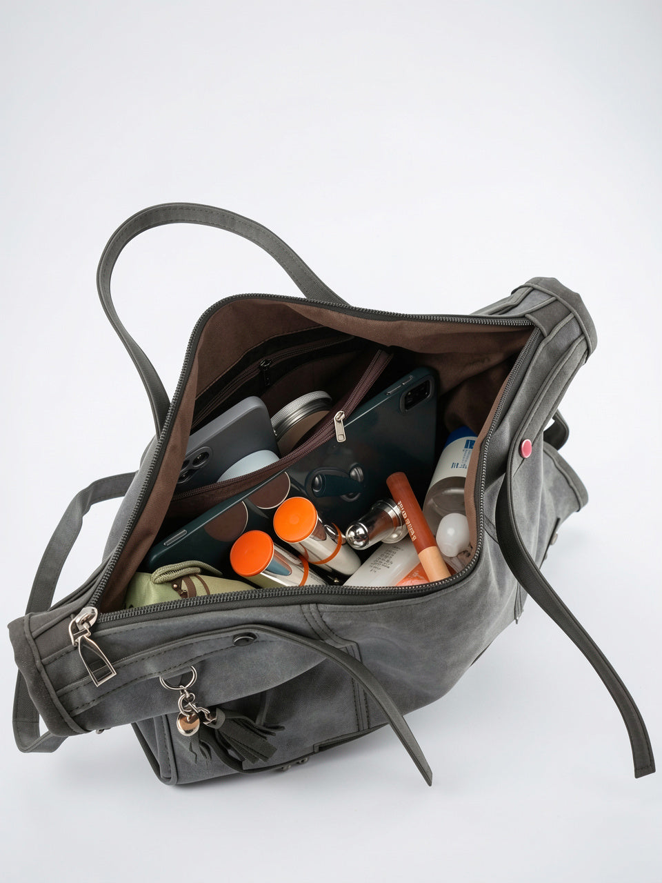 Célestine — Sac à main luxe en cuir de cours - 5