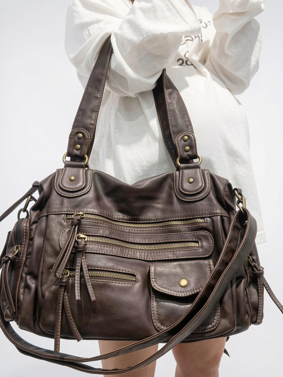 Clarisse — Sac à main vintage pour les cours - 2