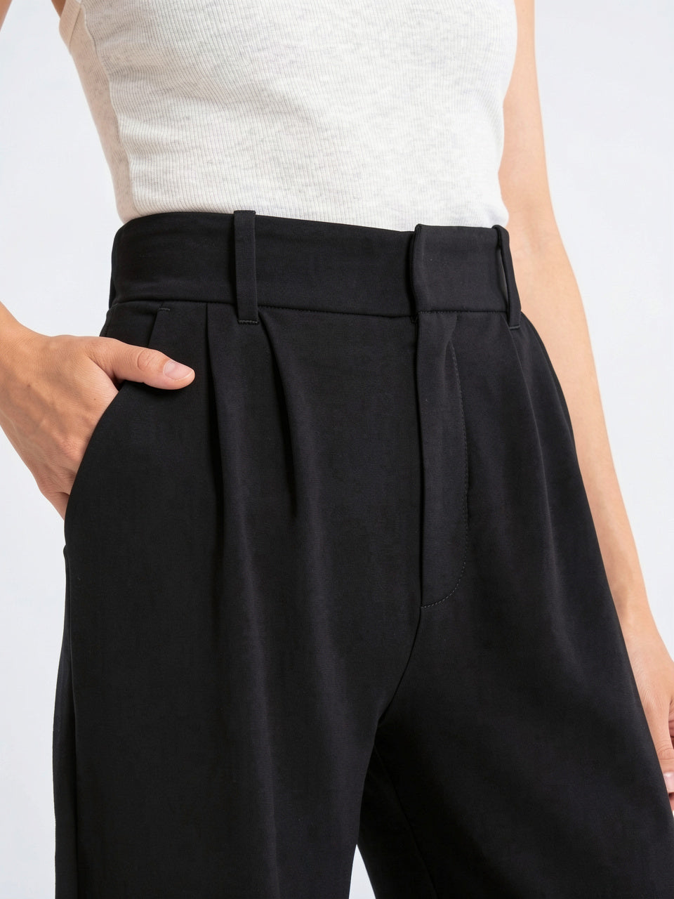 Confort et Élégance Sans Effort Pantalon Large - 4