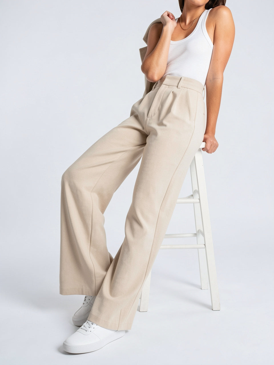 Confort et Élégance Sans Effort Pantalon Large - 8