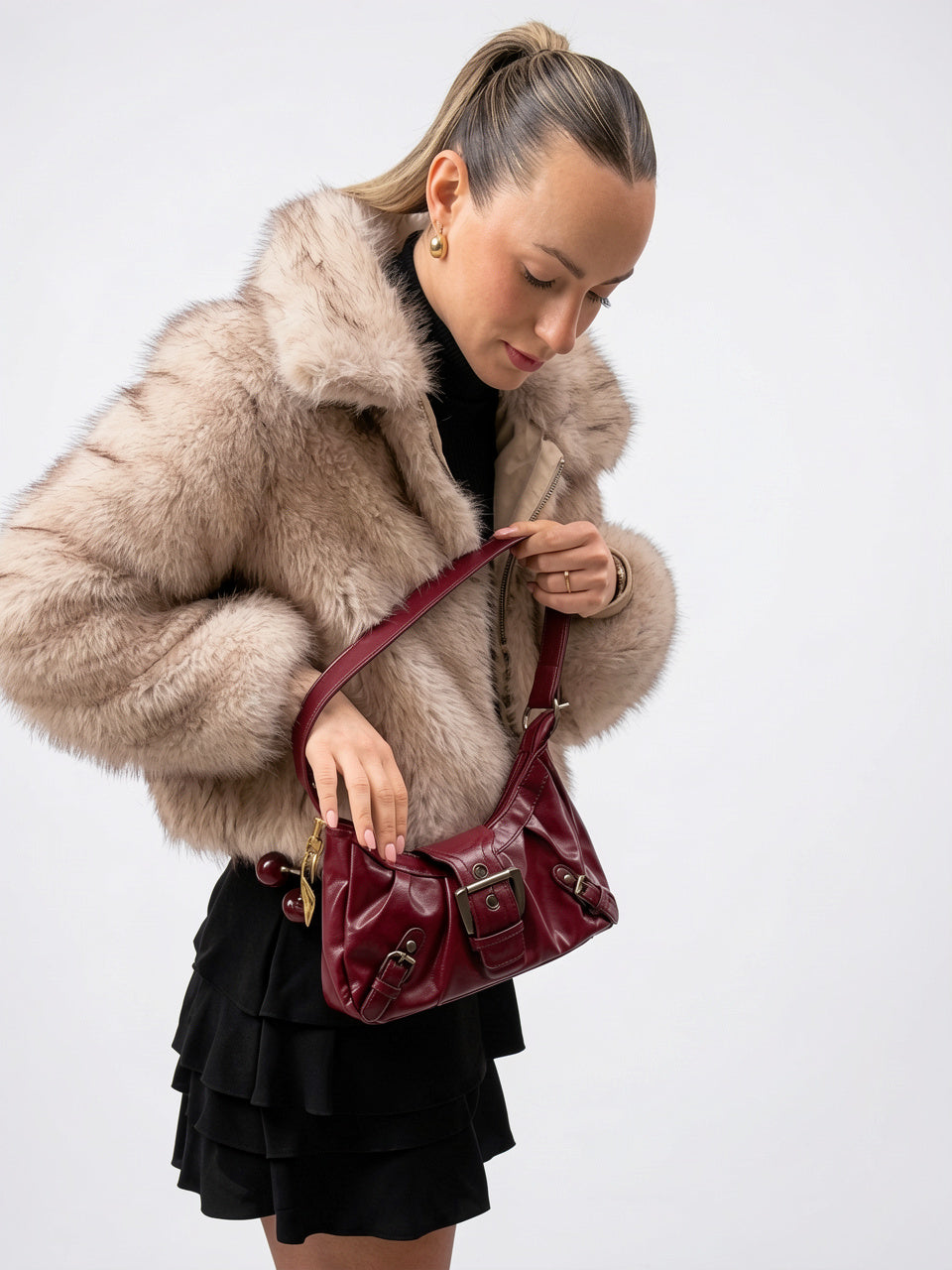 Eliana — Sac en cuir à boucle - 4
