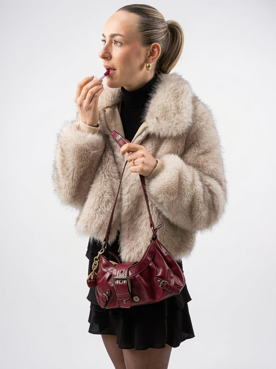 Eliana — Sac en cuir à boucle - 6