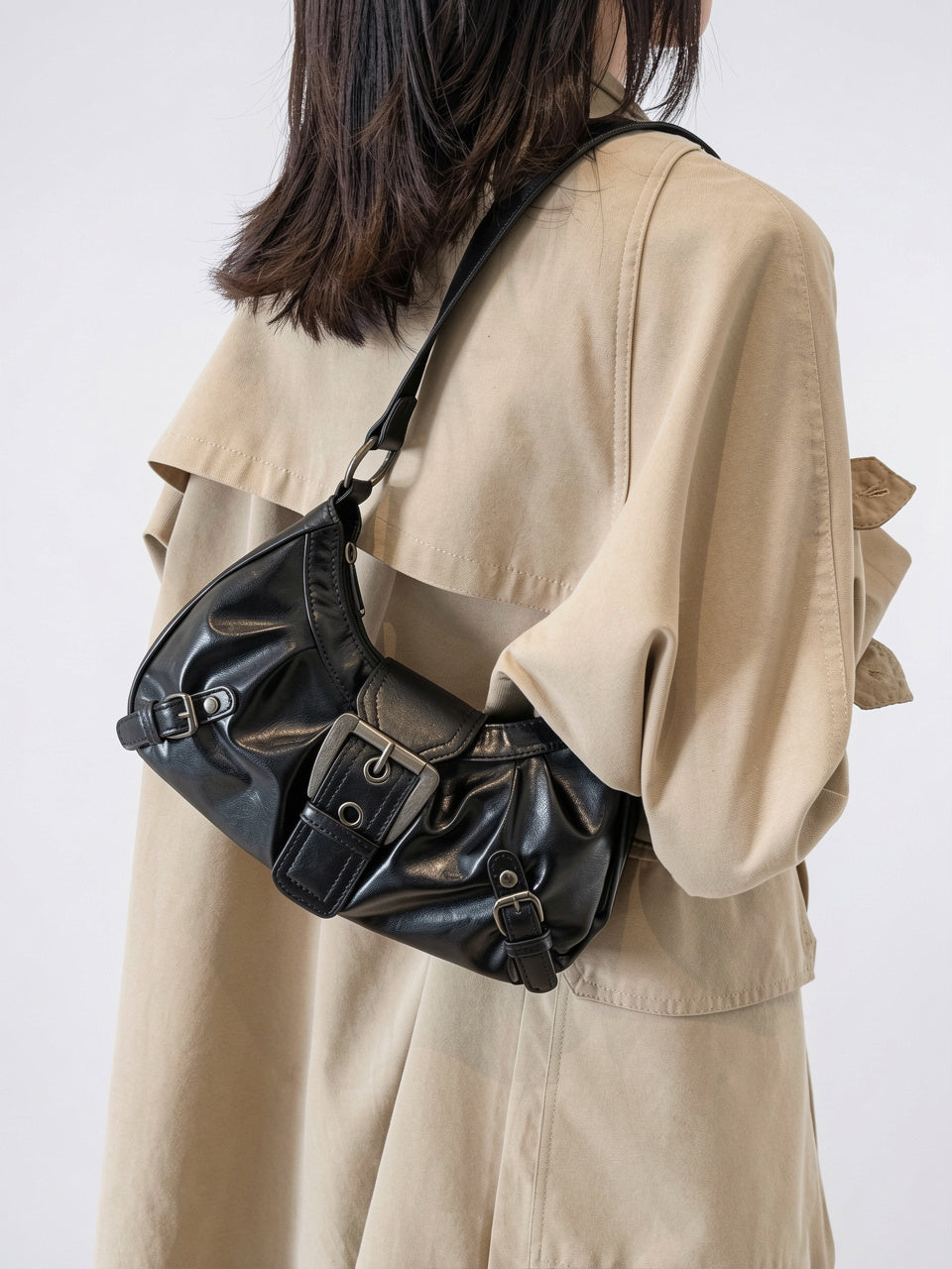 Eliana — Sac en cuir à boucle - 9