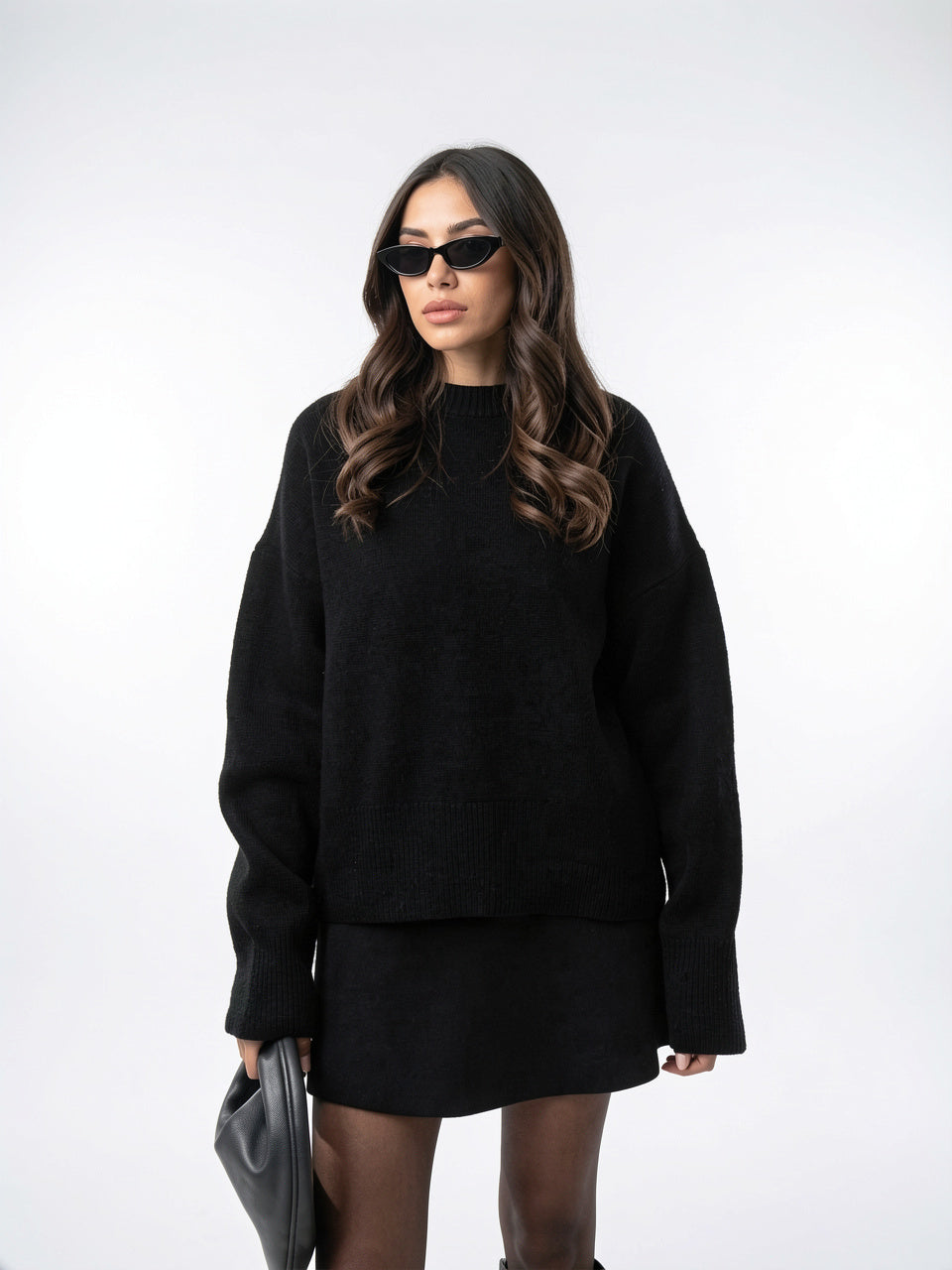 Ensemble Jupe et Pull Tricot Deux Pièces Relax - 1