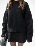 Ensemble Jupe et Pull Tricot Deux Pièces Relax - 3