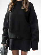 Ensemble Jupe et Pull Tricot Deux Pièces Relax - 3
