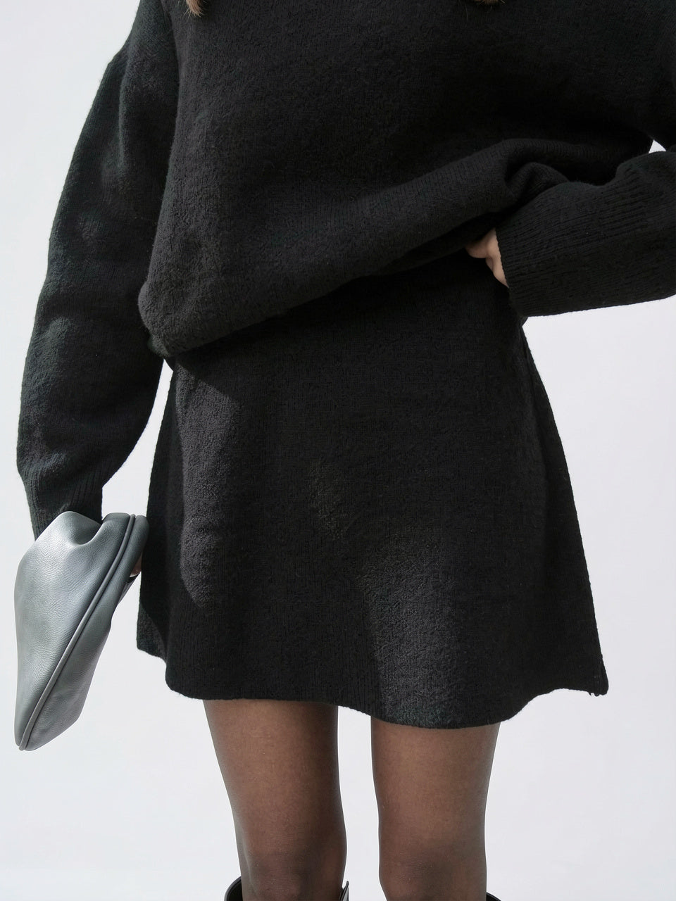Ensemble Jupe et Pull Tricot Deux Pièces Relax - 4