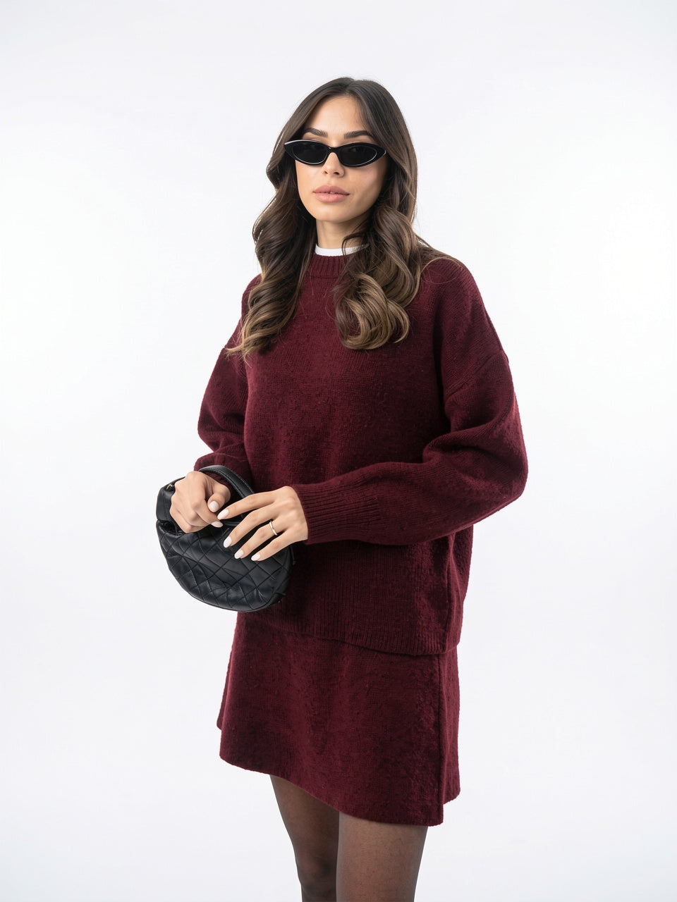 Ensemble Jupe et Pull Tricot Deux Pièces Relax - 7