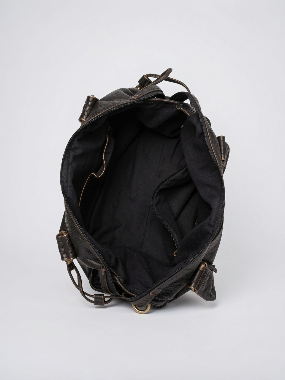 Esmée — Grand sac à main vintage de cours à bandoulière - 4