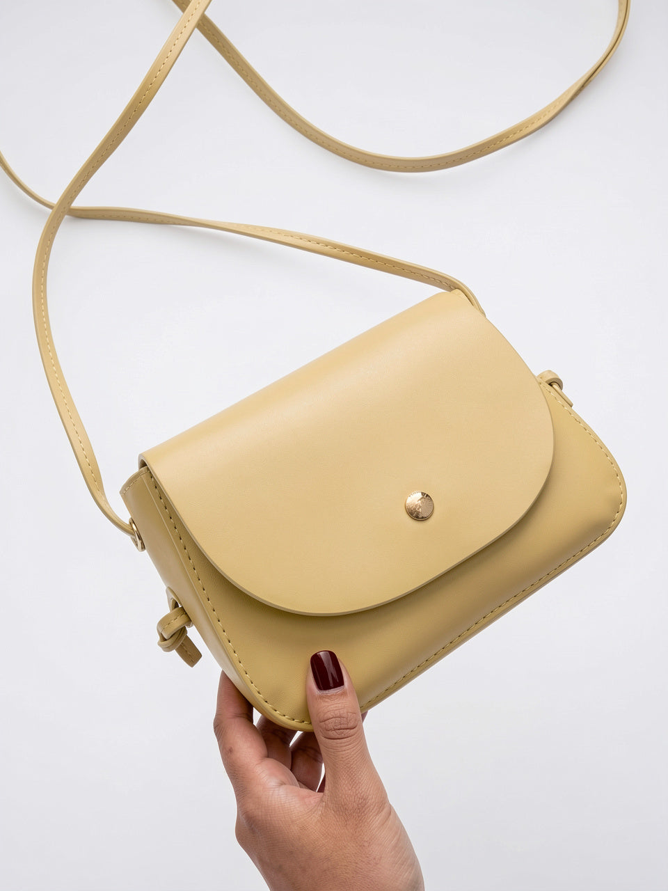 Eulalie — Petit sac tendance à bandoulière femme - Jaune
