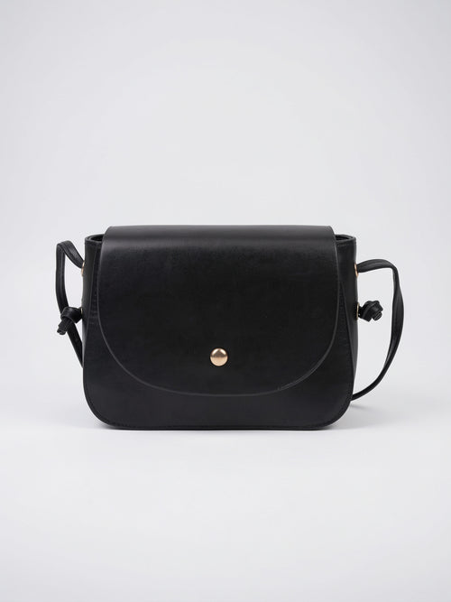 Eulalie — Petit sac tendance à bandoulière femme - Noir
