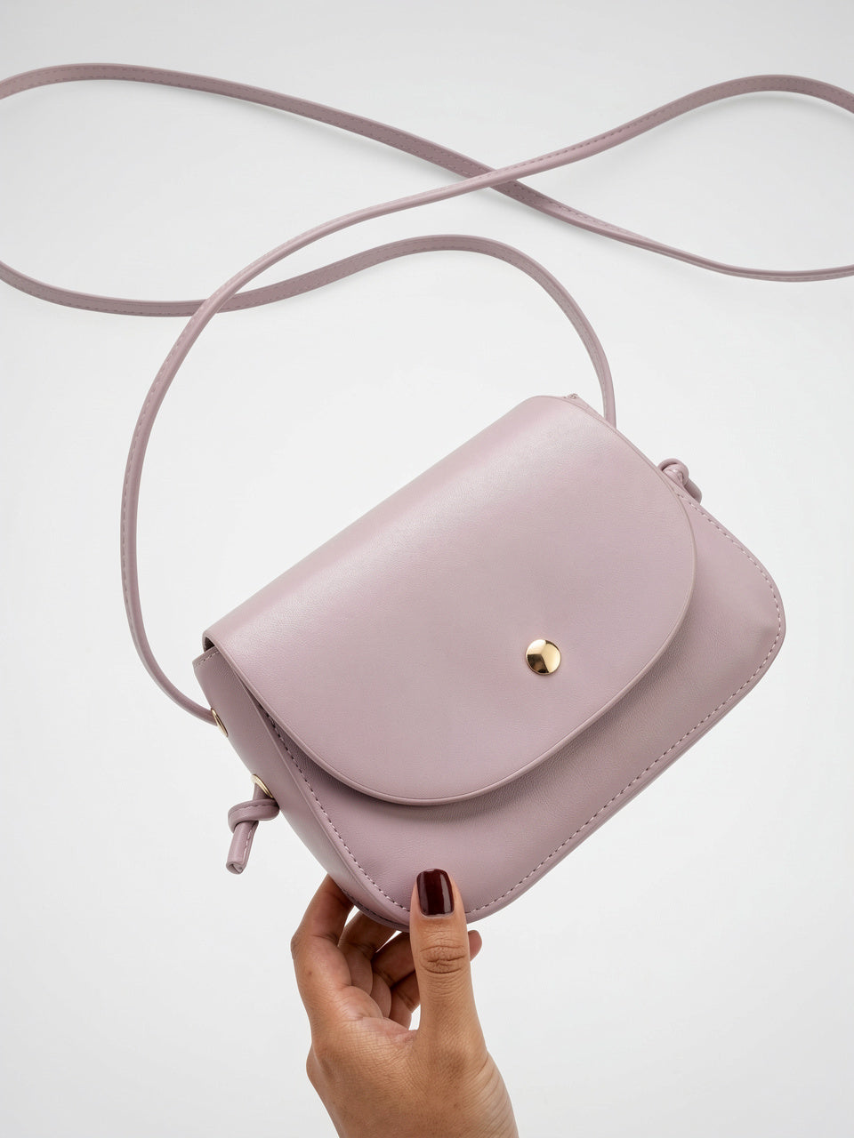 Eulalie — Petit sac tendance à bandoulière femme - Violet