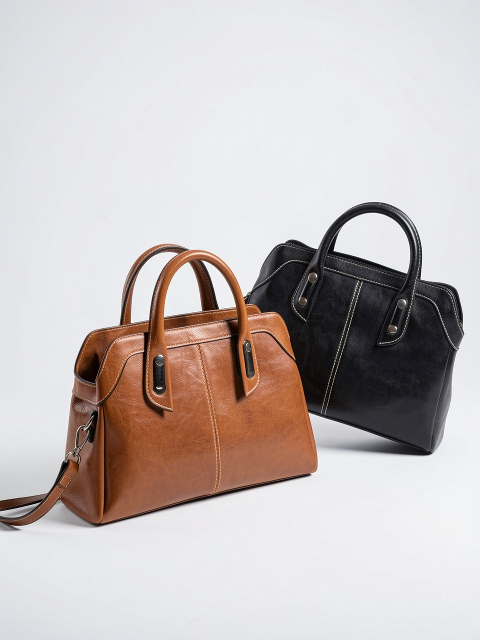 Eulalie — Sac à bandoulière cuir main - 4