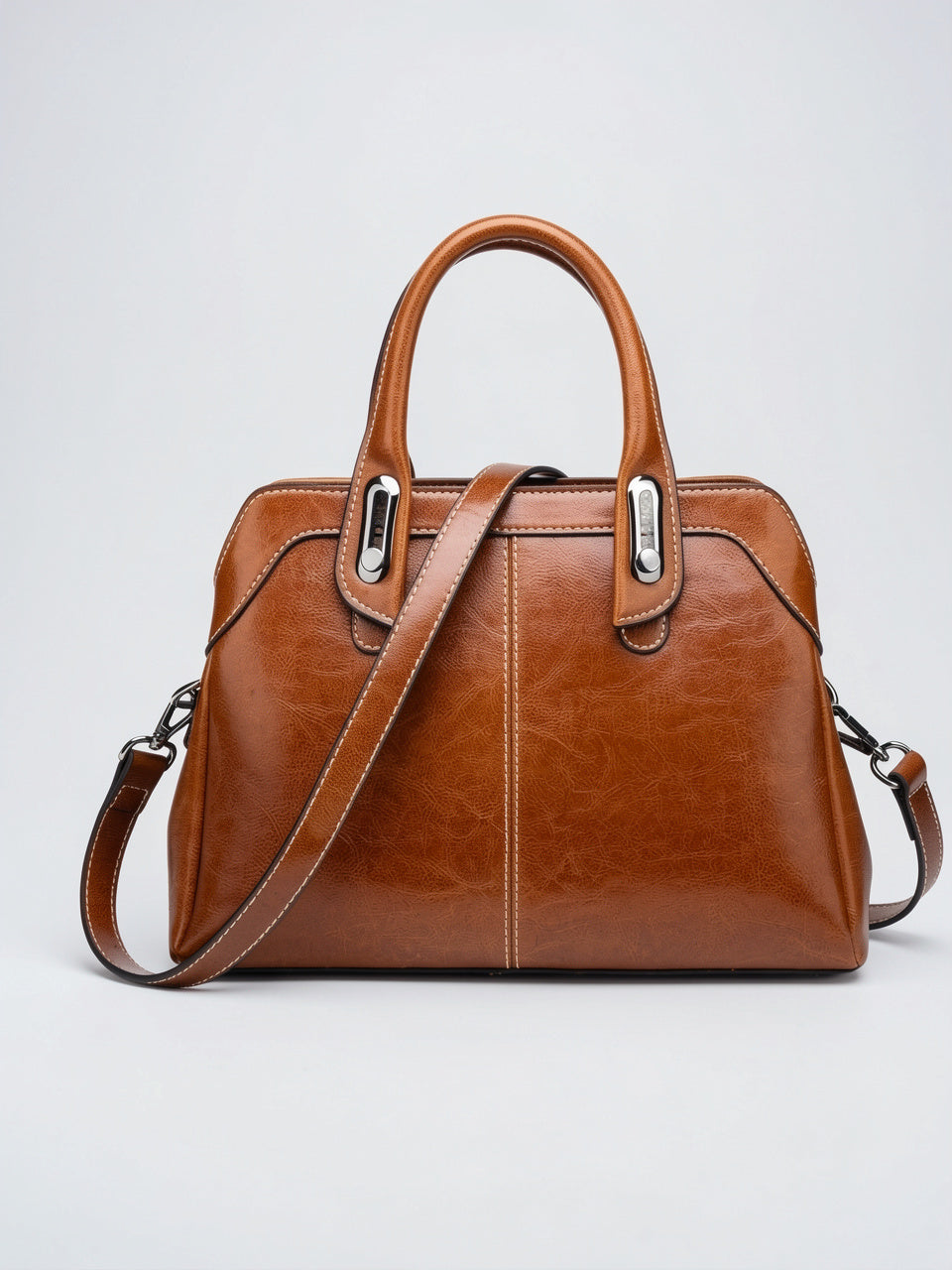 Eulalie — Sac à bandoulière cuir main - 8