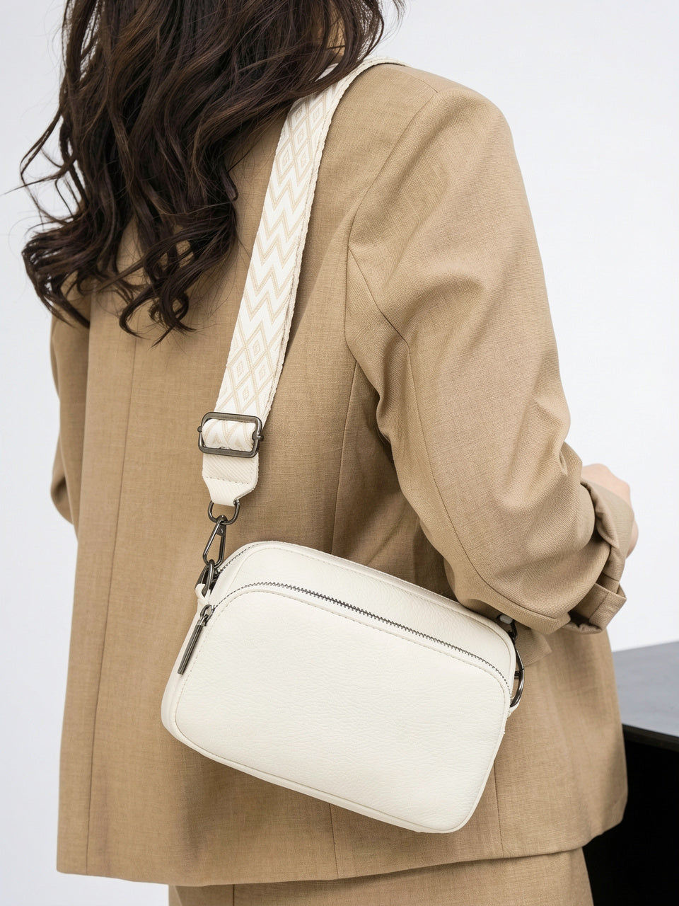 Eulalie — Sac à bandoulière femme large sangle - 5