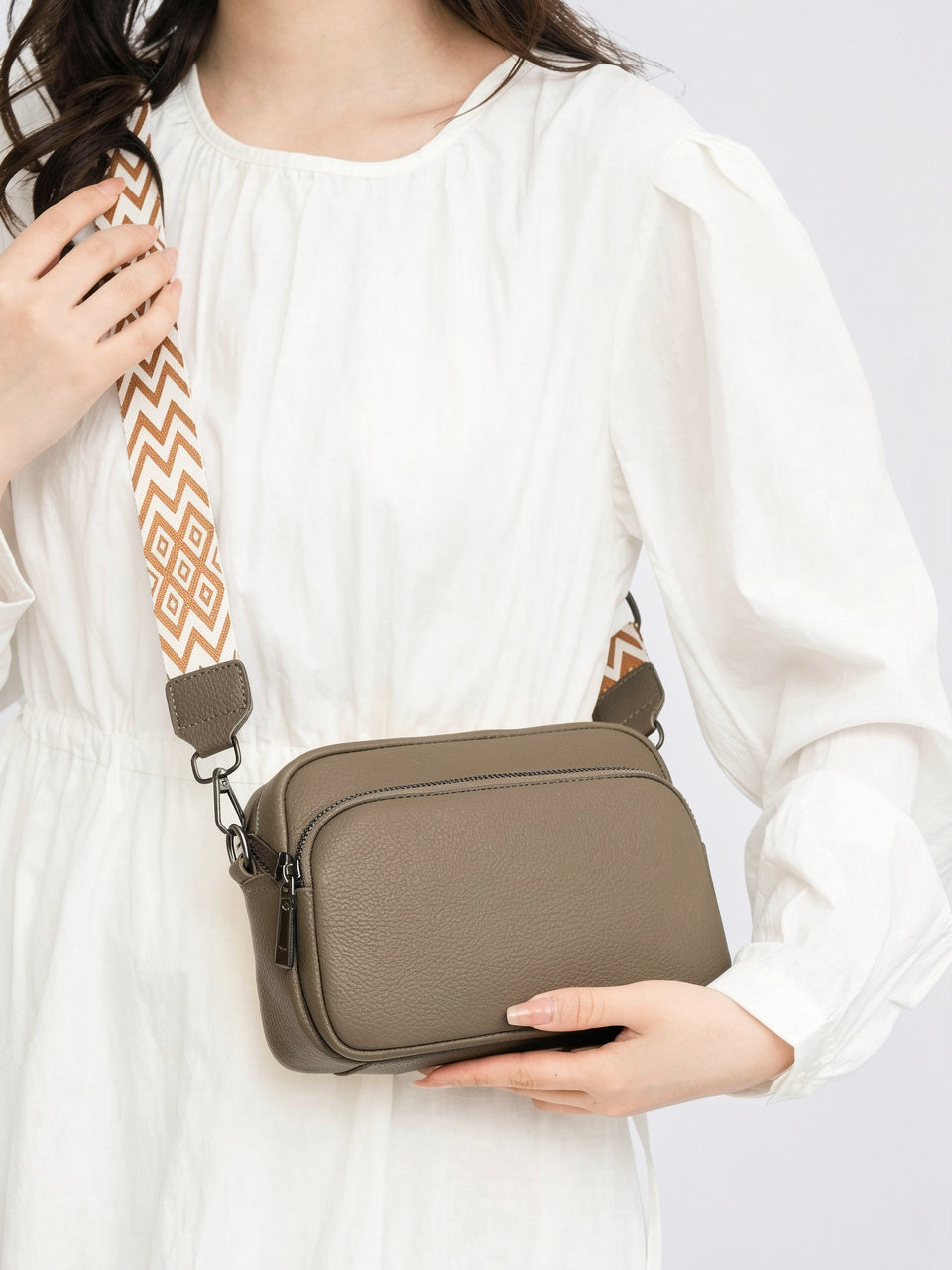 Eulalie — Sac à bandoulière femme large sangle - 7