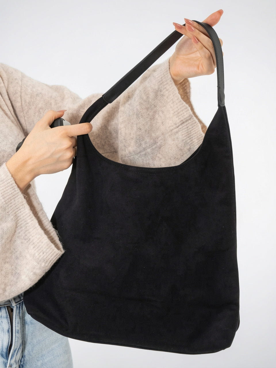 Eulalie — Sac chic fourre-tout en suédine - 11