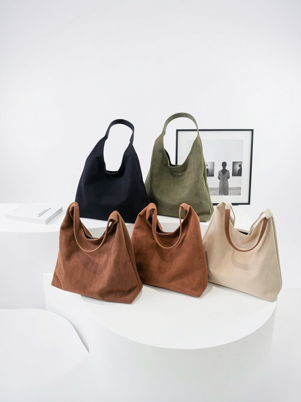 Eulalie — Sac chic fourre-tout en suédine - 28