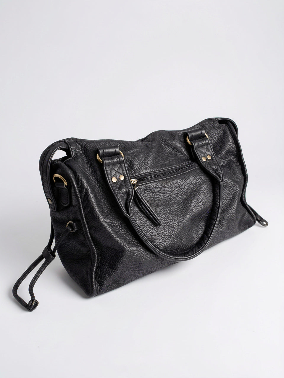 Faustine — Grand sac à main vintage de cours à bandoulière - 11