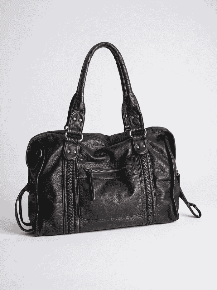 Faustine — Grand sac cabas vintage à bandoulière