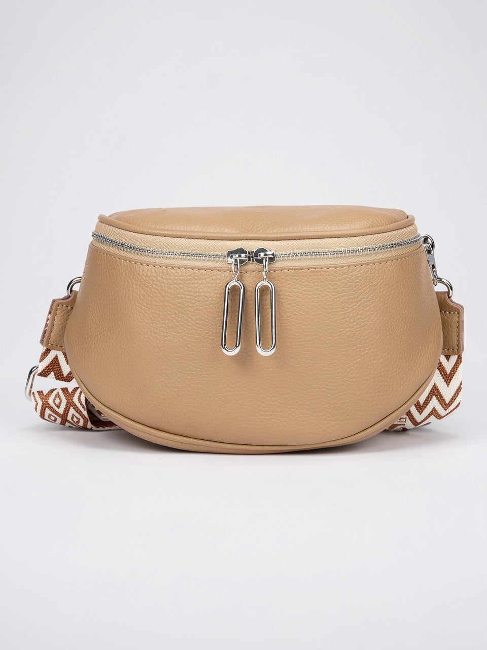 Flaviane — Sac banane chic à bandoulière - Beige