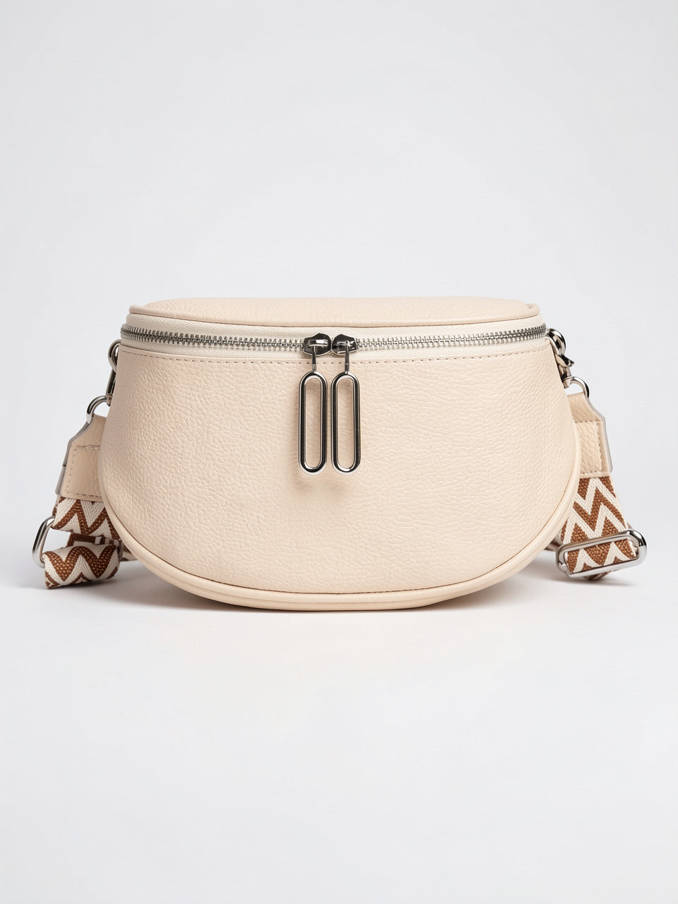 Flaviane — Sac banane chic à bandoulière - Blanc