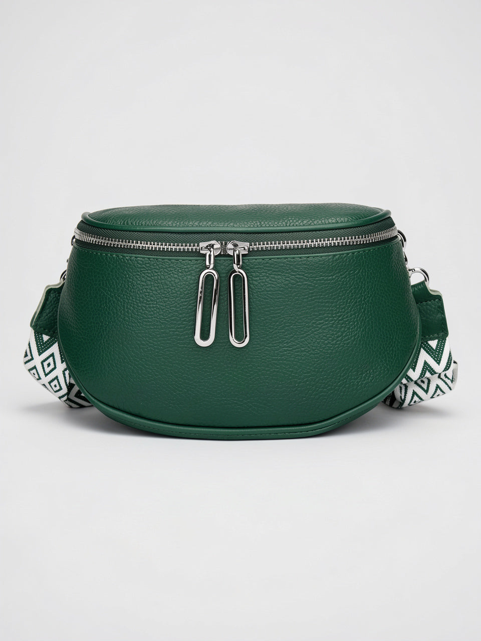 Flaviane — Sac banane chic à bandoulière - Vert