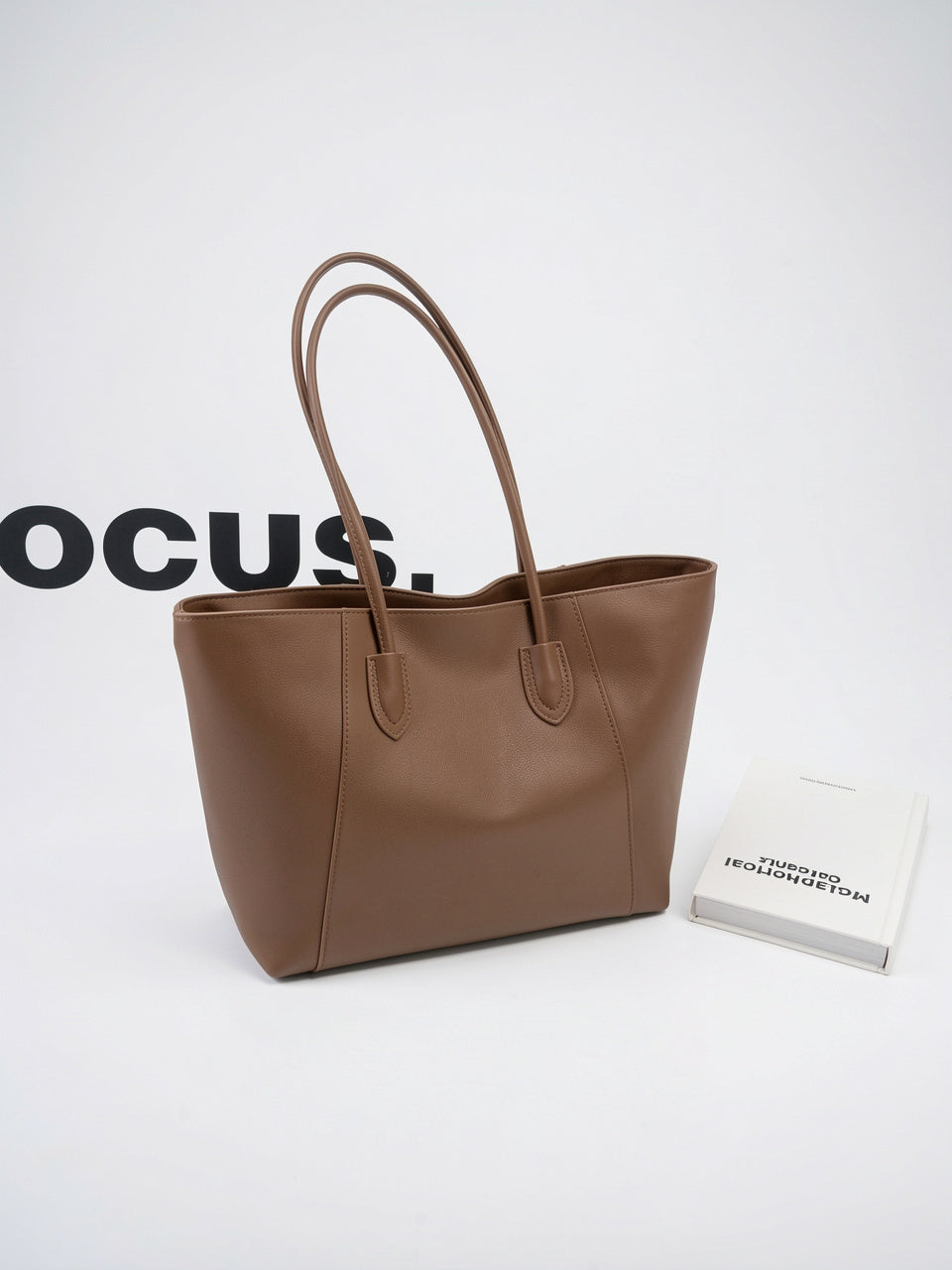 Flavie — Sac à main pour lycée les cours - Marron