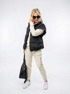 Gilet femme tendance hiver sans manches ajusté - 7