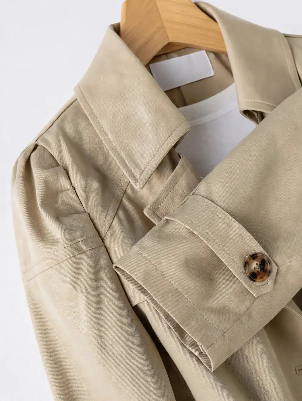 Trench Coat Long Pour Femmes Durable Confortable