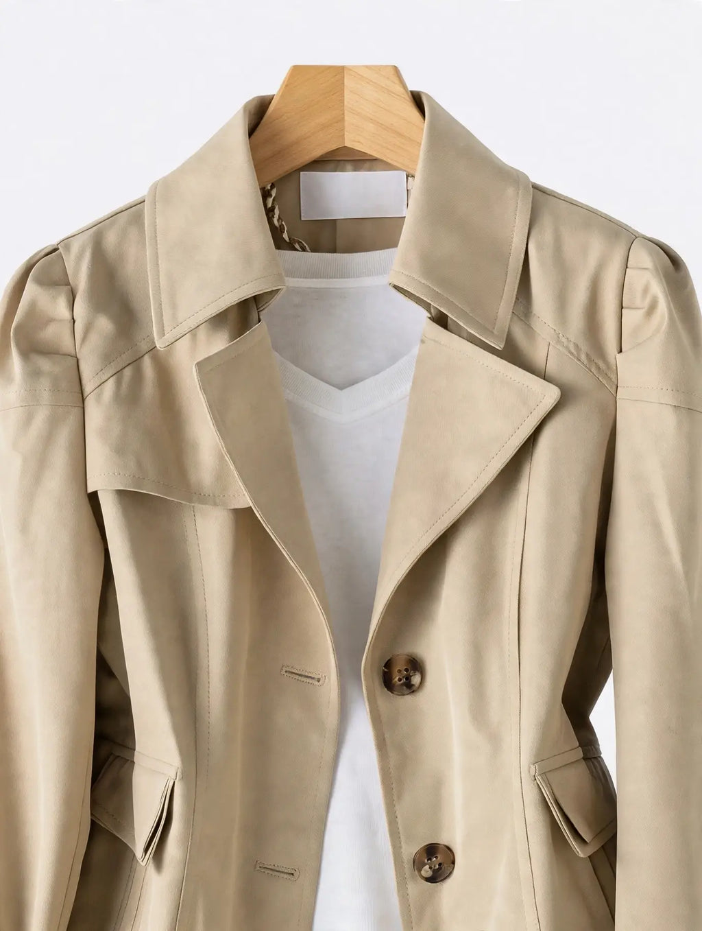 Trench Coat Long Pour Femmes Durable Confortable